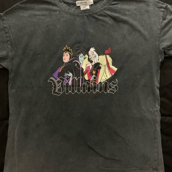 -Disney Tshirt Villains Cruella Maleficent Stradivarius Size M - Picture 8 of 9